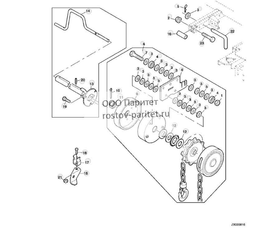 CHAIN HOIST FOR KERNEL PROCESSOR 